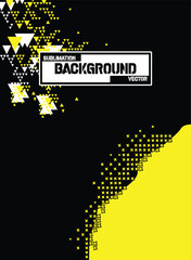 Abstract & Grunge Sports Jersey Design Vector &ndash; Seamless Pattern & Mock-up Front View