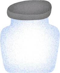 Glass Bottle Element Illustration