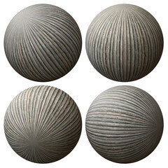 Textured Sphere Collection for 3D Rendering