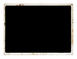 Vintage Photo Frame with Grungy Texture