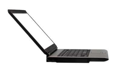 Modern Laptop with Blank Screen for Display