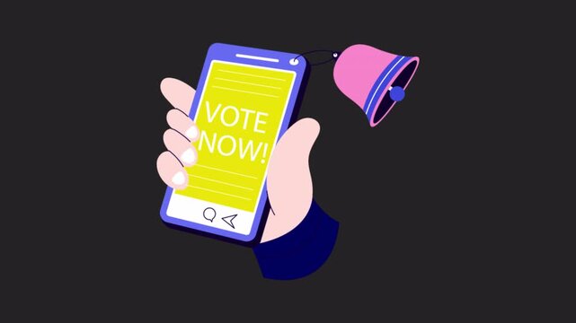 Online Voting Animations Alpha Channel