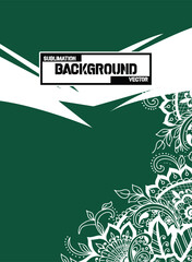 Abstract & Grunge Sports Jersey Design Vector &ndash; Seamless Pattern & Mock-up Front View