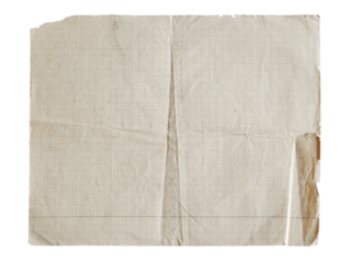 Vintage Aged Paper with Grid Pattern Background