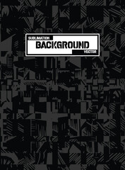 Abstract & Grunge Sports Jersey Design Vector &ndash; Seamless Pattern & Mock-up Front View