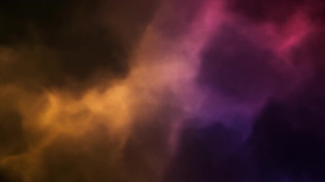 Seamless Loop: Amorphous Glowing Particle Clouds Pulsing, Representing Emotional Data