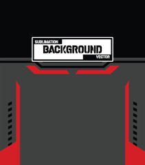 Abstract & Grunge Sports Jersey Design Vector &ndash; Seamless Pattern & Mock-up Front View