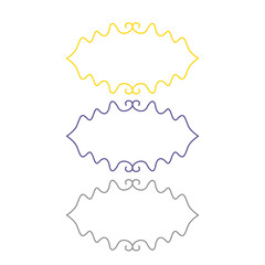 Wedding Stylish Romance Ornamental Tags Collection
