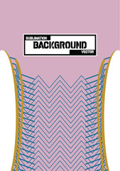 Abstract & Grunge Sports Jersey Design Vector &ndash; Seamless Pattern & Mock-up Front View