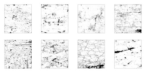 Grunge Urban Backgrounds set.Texture Vector.Dust Overlay Distress Grain ,Simply Place illustration over any Object to Create grungy Effect .abstract,splattered , dirty, texture for your design.