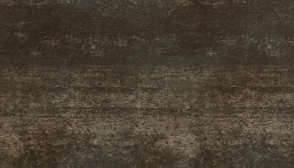 Dark brown and grey textured surface with horizontal streaks and mottled aging. Rough, weathered, and grungy background with an industrial feel © omkuhh