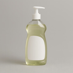dish soap bottle with curved shape