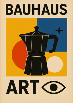 POSTER BAUHAUS MOKA ITALIANA - 1