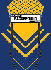 Abstract & Grunge Sports Jersey Design Vector &ndash; Seamless Pattern & Mock-up Front View