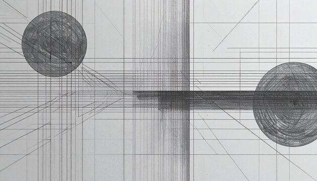 Abstract minimal background with fine linear elements