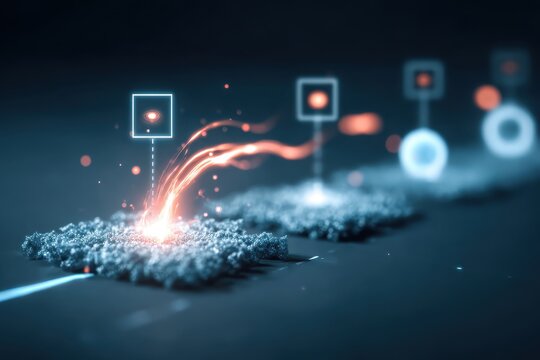Tissue matrices align with quantum energy, nebulae swirl as galaxies orbit, and efficiency peaks in a cosmic ballet