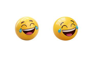 Fototapeta premium 3D Laughing Emoji PNG – High-Quality Funny Emoji Illustration