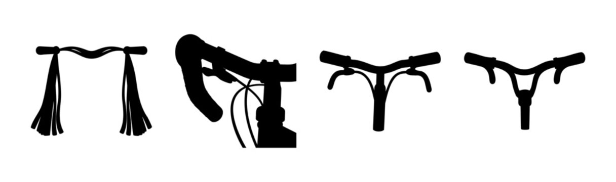 Bicycle handlebar silhouettes: diverse styles for cycling