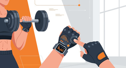 Fitness monitoring and advanced training with wearable technology for enhanced workouts