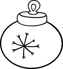 Christmas Snowflake Ornament