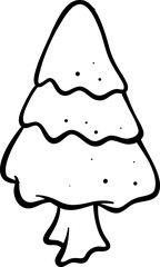 Simple Christmas Tree Outline