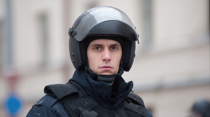 Duty of riot police in Russia. Law enforcement. Mass protests are not allowed in Russian Federation. Human rights. Censorship