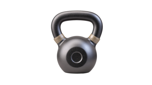 Modern adjustable kettlebell weight training equipment for strength exercise and home workout fitness routines displayed clearly on white background