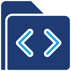 Folder Blue Color Icon