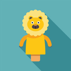 Adorable lion finger puppet toy, perfect for imaginative play and storytelling