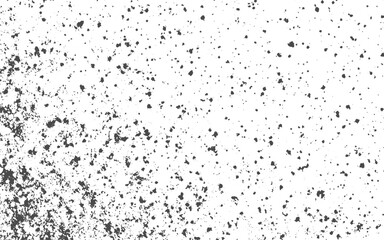 Vector dust and scratches add a vintage touch to while the black grunge abstract backdrop creates a dramatic effect. Monochrome abstract dusty worn scuffed background. 