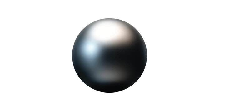 Print  Metallic gradient sphere reflection