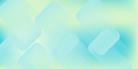 Minimal abstract background. Banner design with blue and green color gradation modern