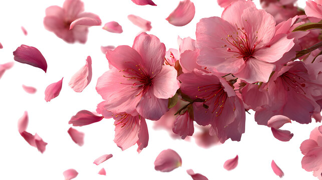 pink and white flowers