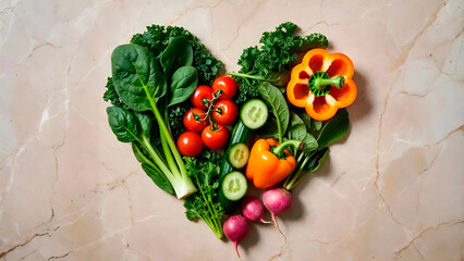 fresh vegetables on the table