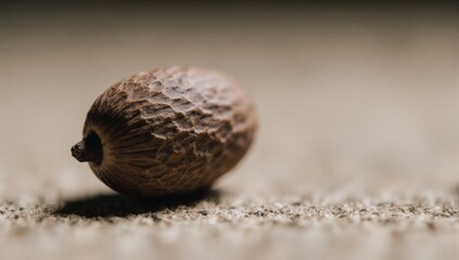 Obraz premium An acorn-shaped nut icon