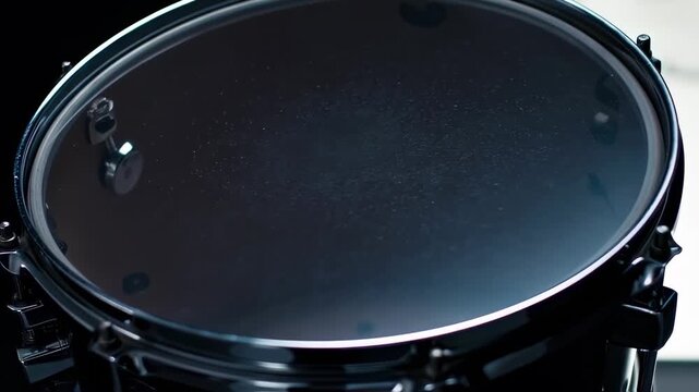 Close-up of a drum head