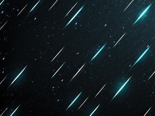 stunning display of streaking light against a dark backdrop, reminiscent of a meteor shower or cosmic phenomenon in the night sky.