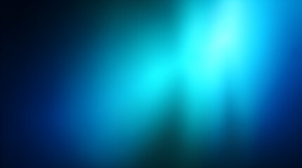 White light blue aqua teal dark cyan navy abstract background. Color gradient ombre blend. Soft blur fade. Bright light glow flash haze shine neon metallic shimmer. Smooth mesh grain noise texture