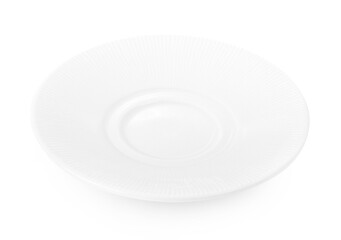 white plate isolated on white background.