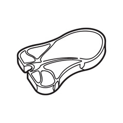 hand drawn vector illustration of a pair of shoes on white