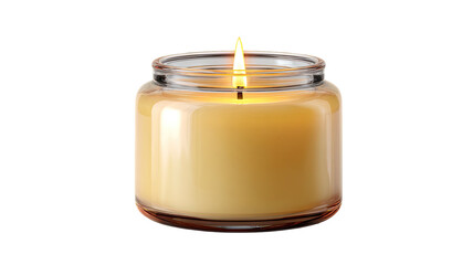  Aromatherapy candle with soothing fragrance and elegant design for relaxation, wellness, and home ambiance perfect for spa and self-care isolated on white background
