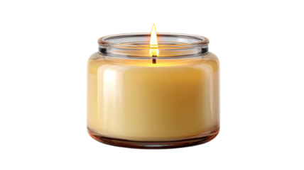  Aromatherapy candle with soothing fragrance and elegant design for relaxation, wellness, and home ambiance perfect for spa and self-care isolated on white background