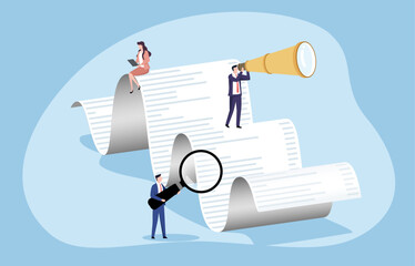 Analyzing and understanding large amounts of information, such as a lengthy document or complex data set.