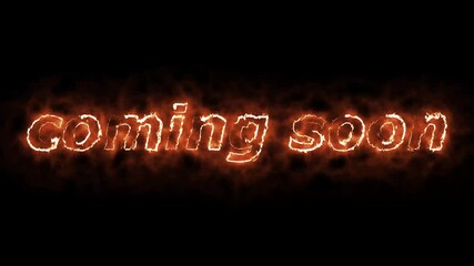 Digital scoreboard with coming soon text footage. coming soon next text animation icon neon line. coming soon text icon animation neon glowing blue color text letter. 4k video on black background. - Powered by Adobe