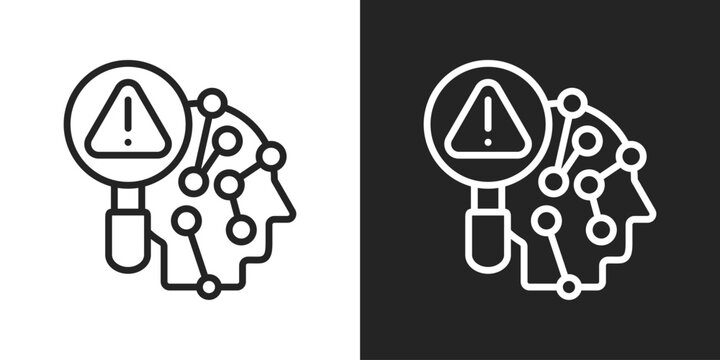 Optimization Icon In Line Version On Black And White Background