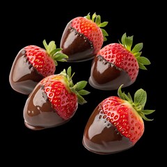 strawberries and chocolate