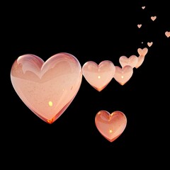 heart shaped confetti