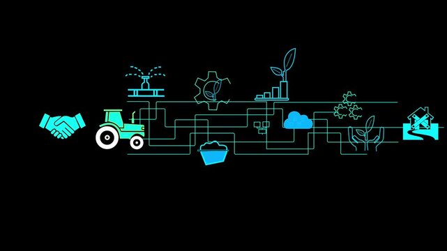 
Business, finance and investment background. and Joining hands with China to improve agricultural technology and increase reframing line icon set, editable strokes, pixel perfect, isolated on blabs.