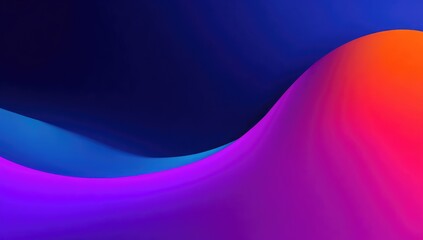 Abstract graphic design with flowing, vibrant colors