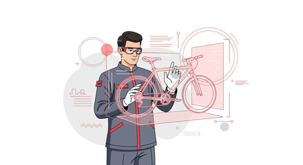 Innovative bike design using augmented reality technology for enhanced engineering process